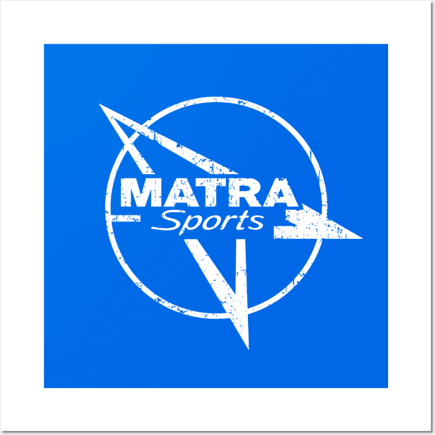 Matra Sports 1972 race team Wall Art by retropetrol